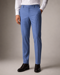 BE/1 Tailored Trouser - Blue worn by model