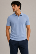 ONEFORM™ Mesh Polo - Sky Blue worn by model