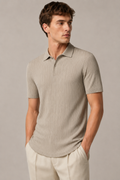 ONEFORM™ Rib Polo - Taupe worn by model