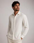 ONEFORM™ Veil Clean Shirt - Ivory worn by model